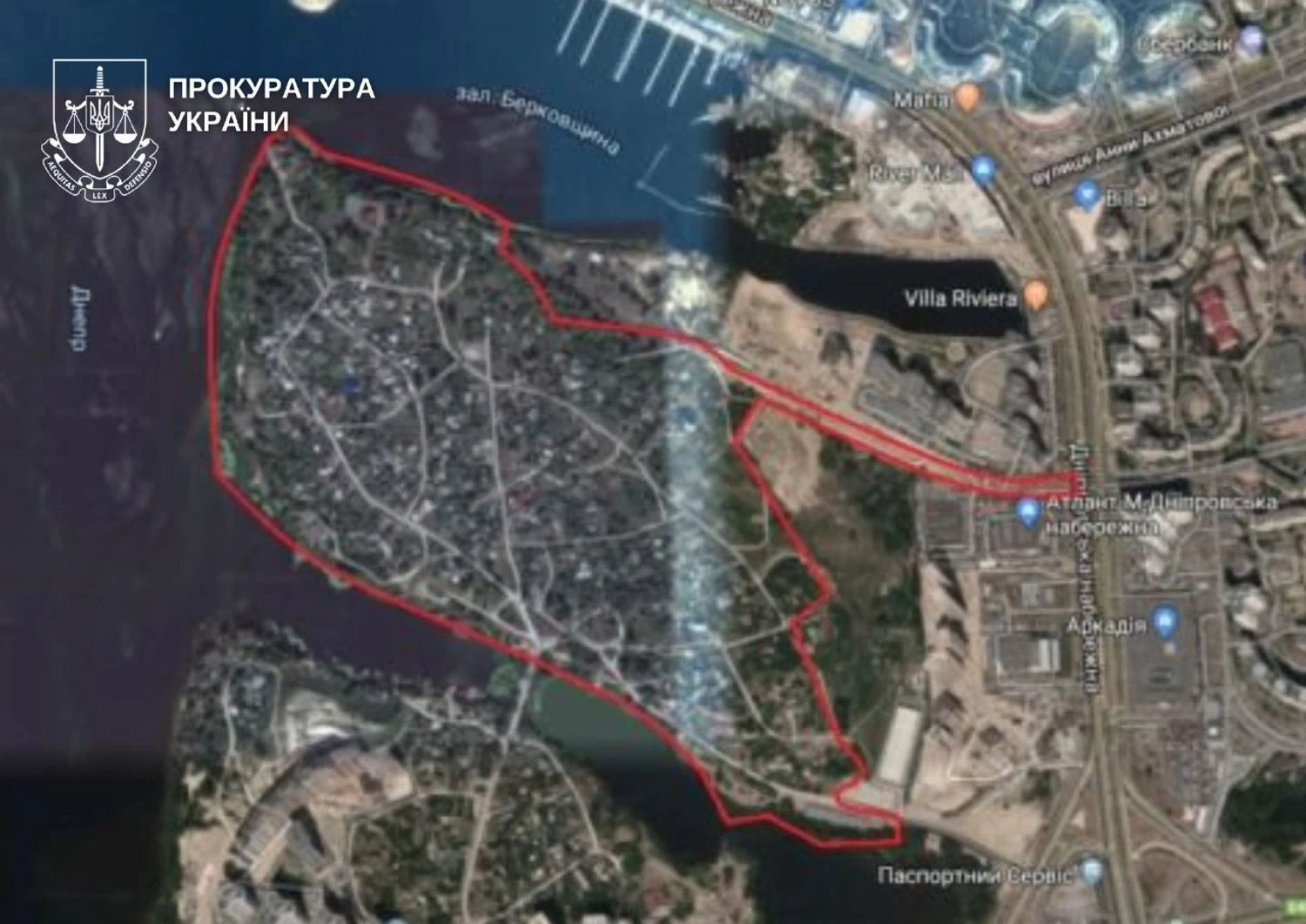 Частина – в межах прибережних захисних смуг Дніпра: суд розірвав договір оренди 40 га землі із товариством, пов’язаним із Медведчуком