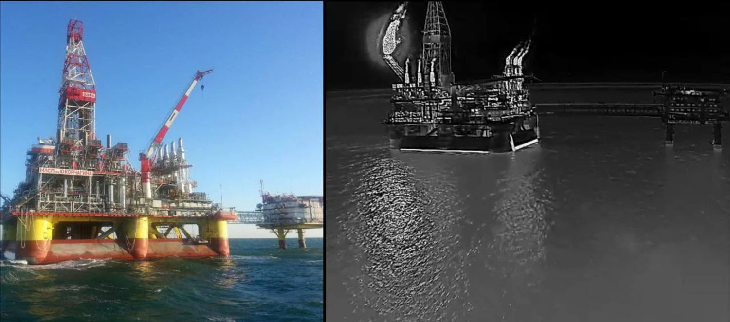 Безпілотники СБУ повторно вдарили по нафтовидобувних платформах рф у Каспійському морі: виробничі процеси призупинено