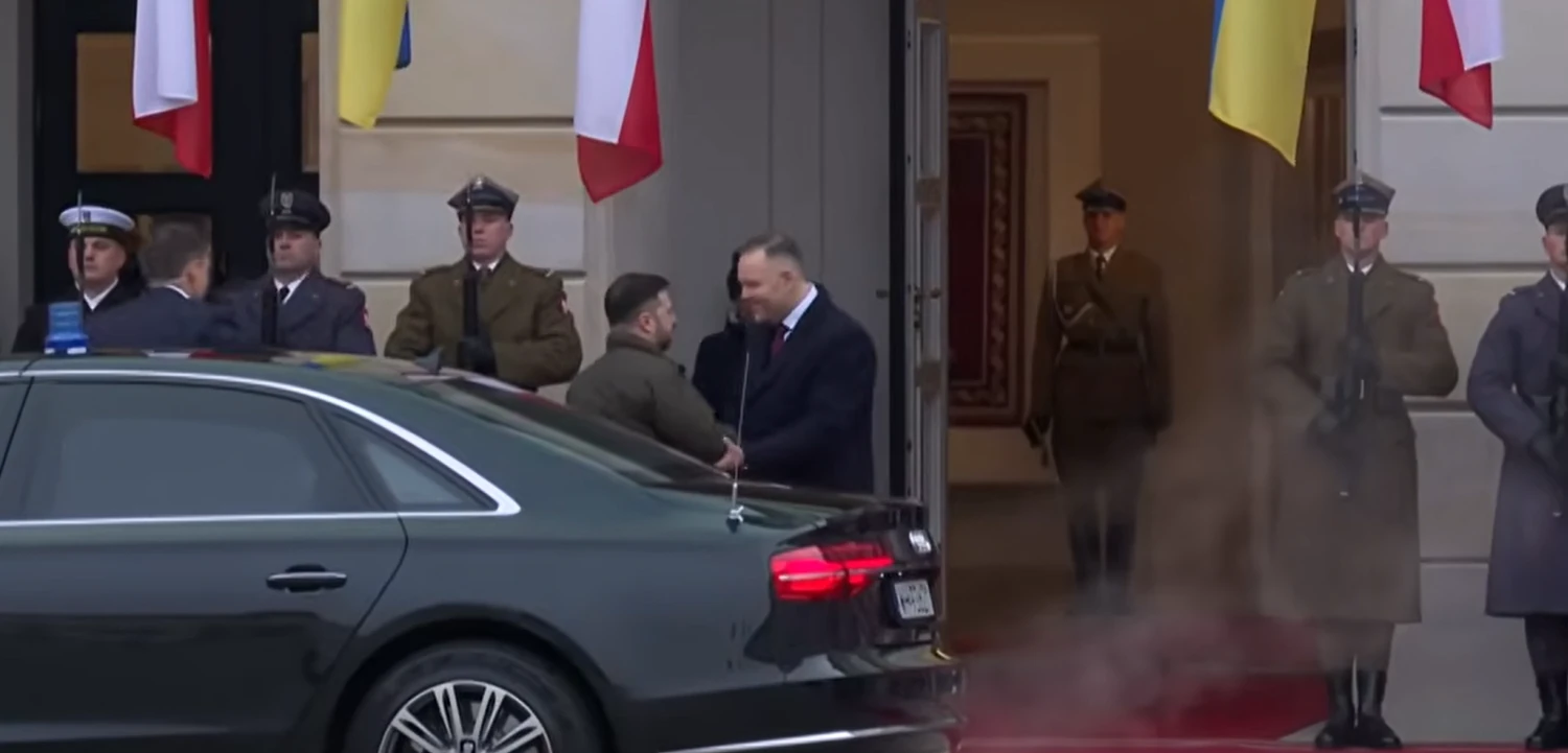 Зеленський вперше офіційно зустрівся з Навроцьким у Варшаві