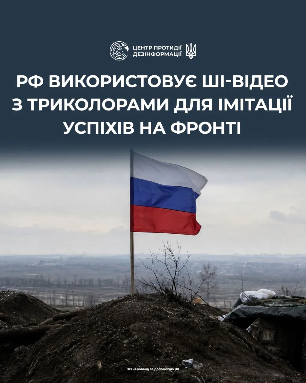 роспропаганда використовує ШІ для створення фейкових відео з